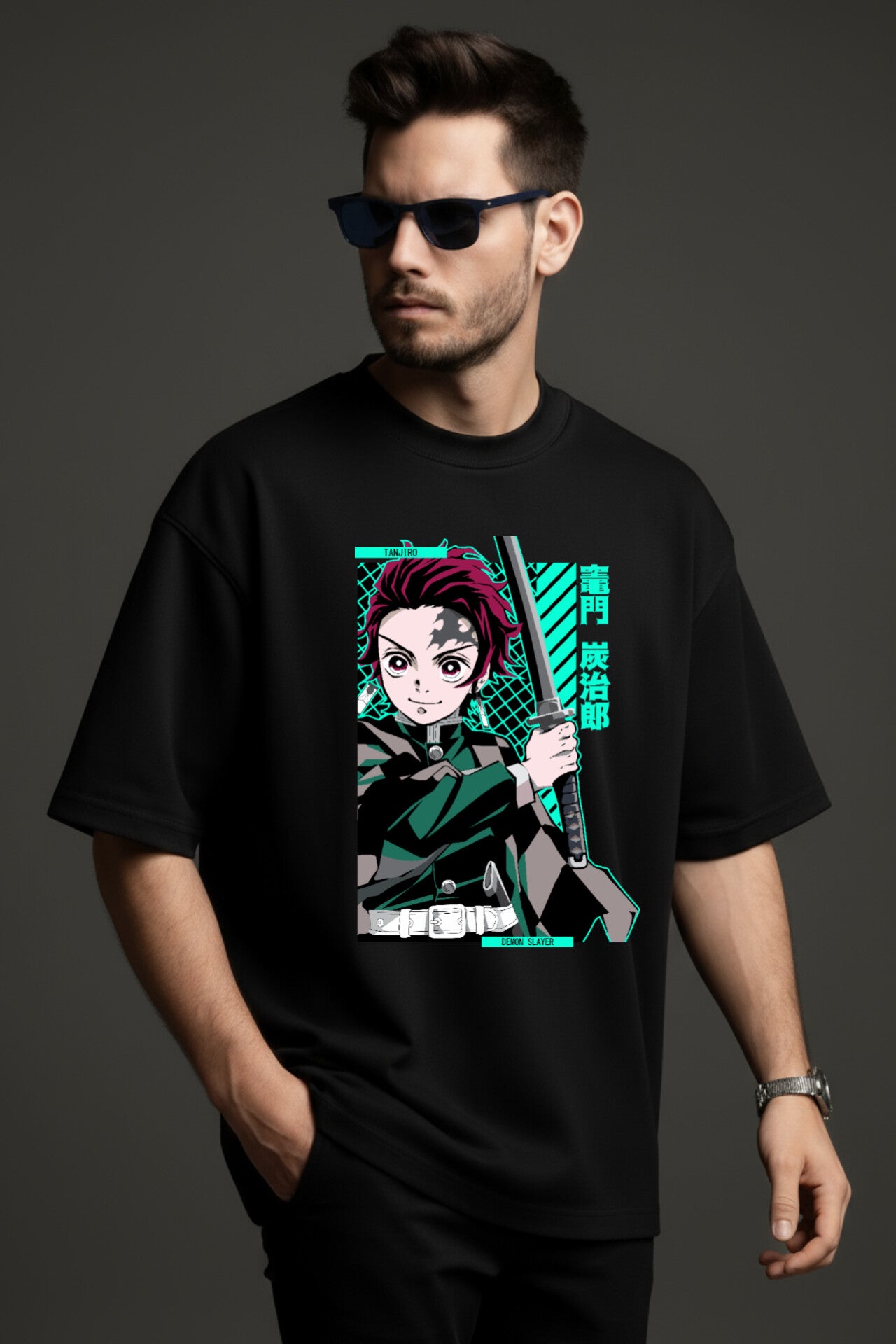 "Demons Slayer" Down shoulder Tees