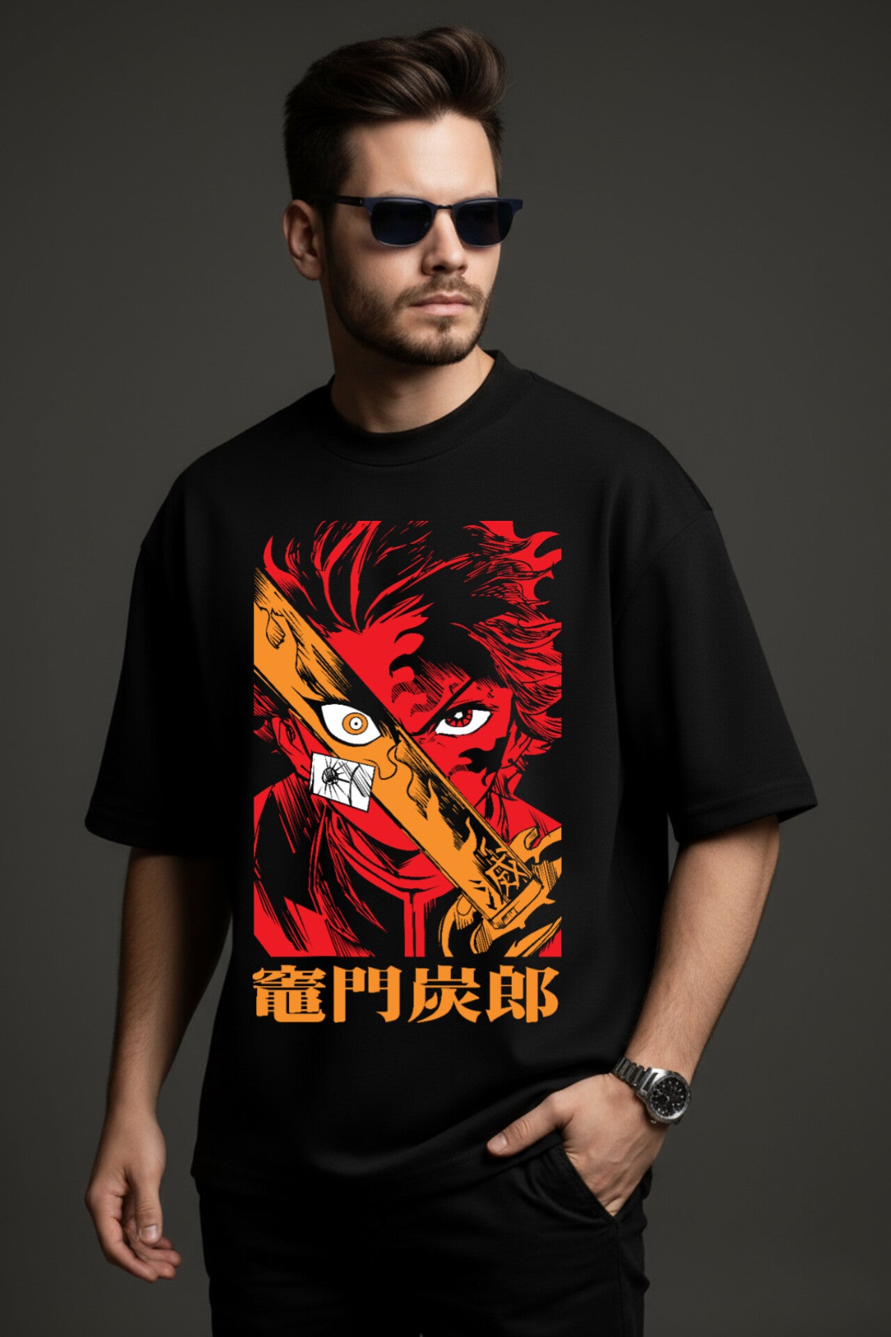 "Demons Slayer" Down shoulder Tees