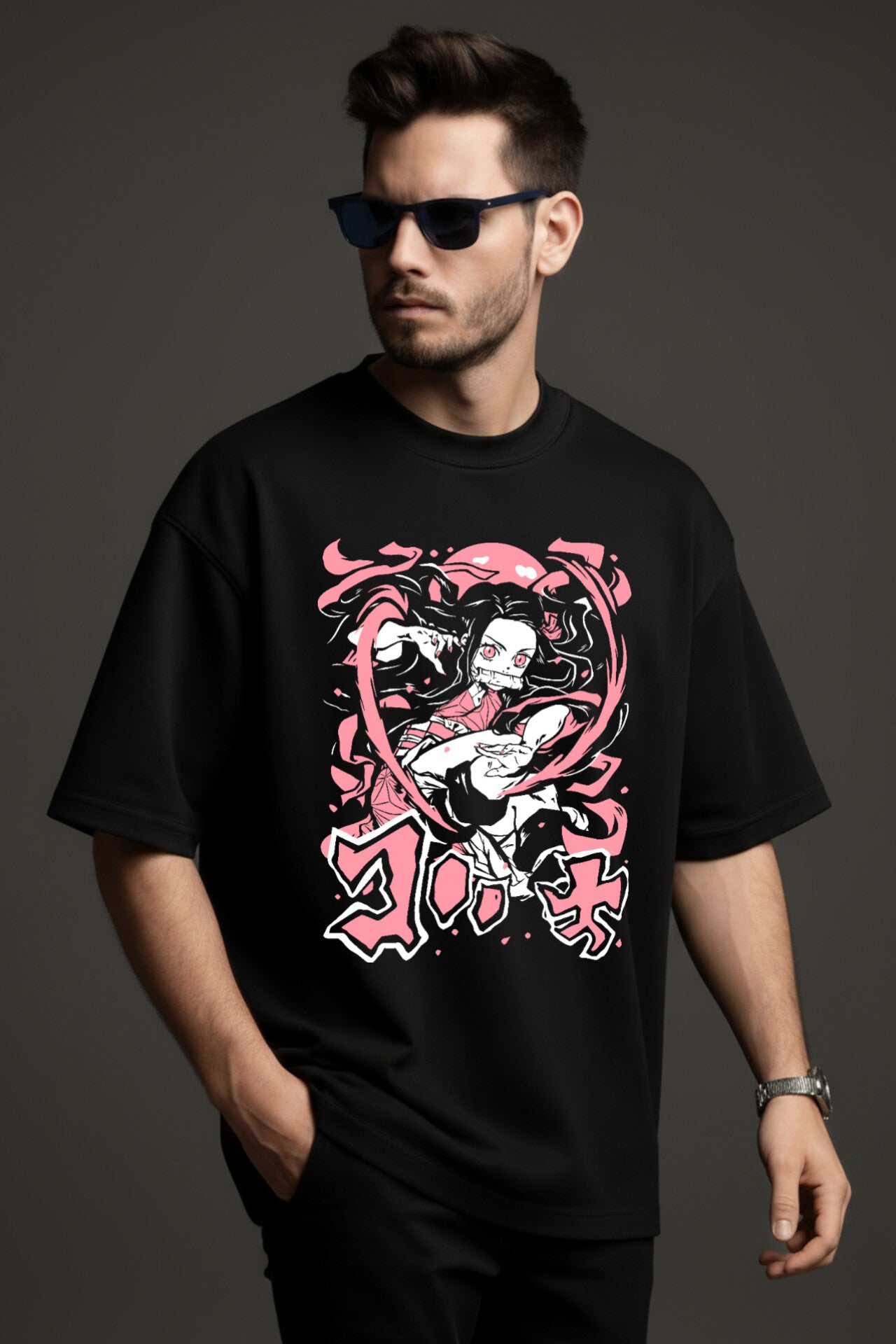 "Demons Slayer" Down shoulder Tees