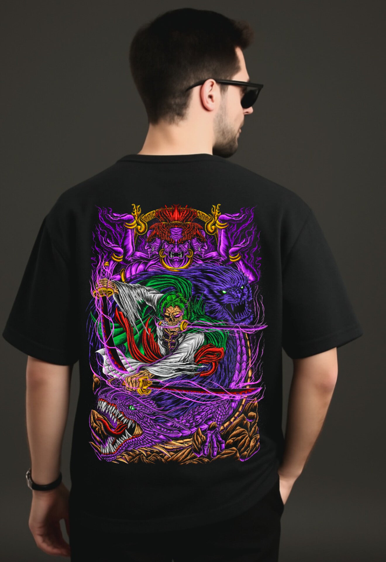 "One piece" Down shoulder Tees