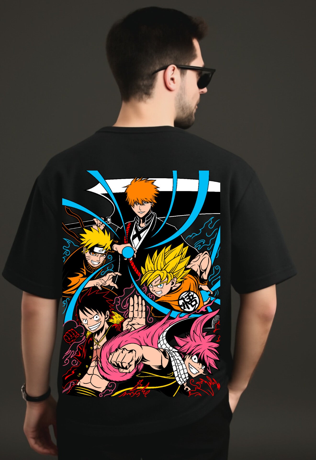 "One piece" Down shoulder Tees