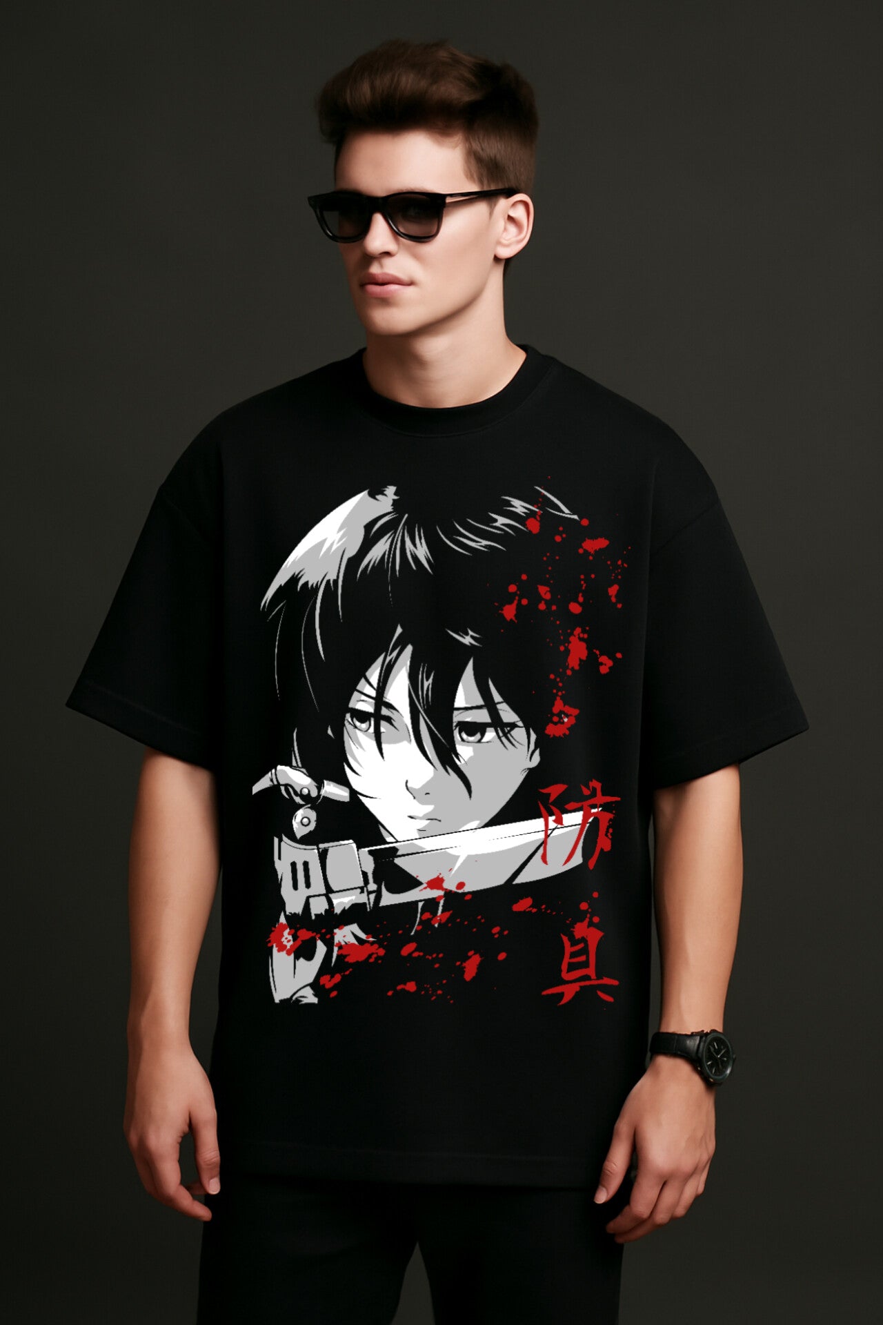 "Titan" Down shoulder Tees