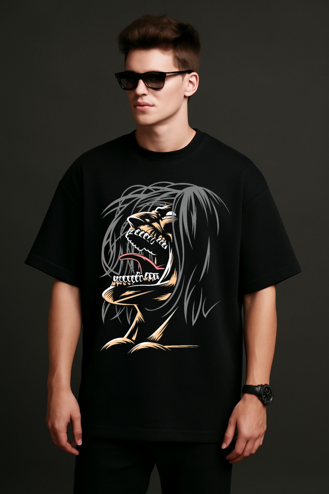 "Titan" Down shoulder Tees