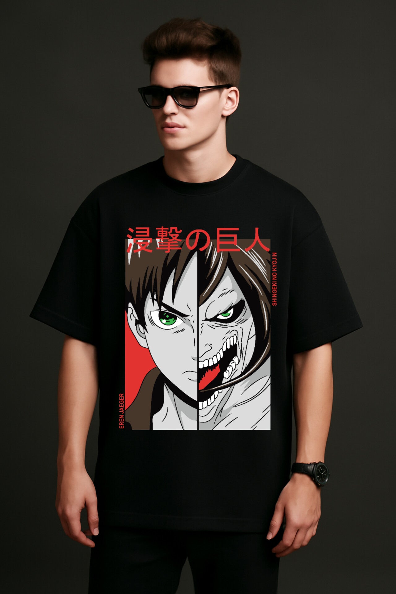 "Titan" Down shoulder Tees