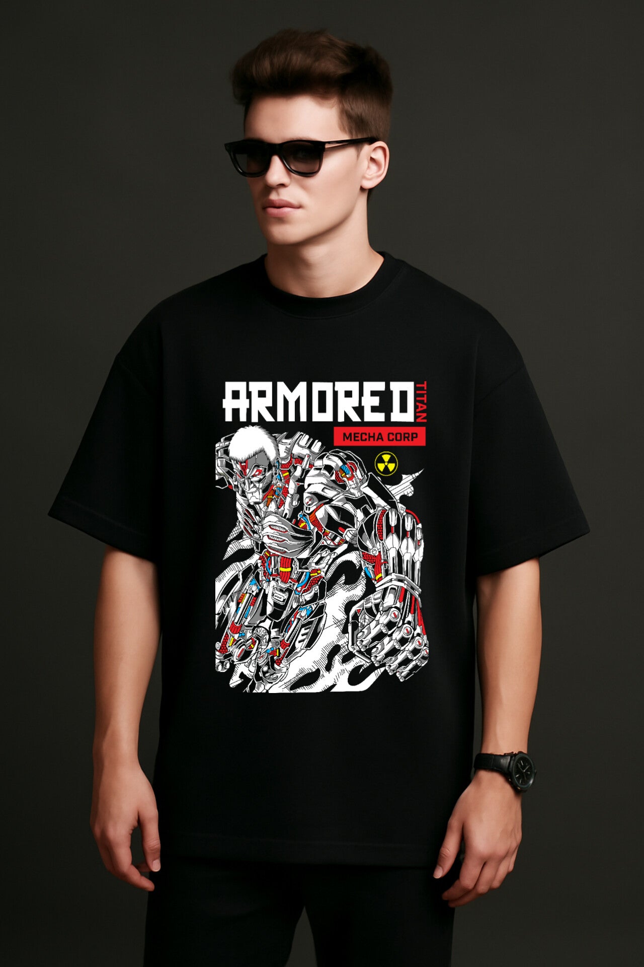 "Titan" Down shoulder Tees