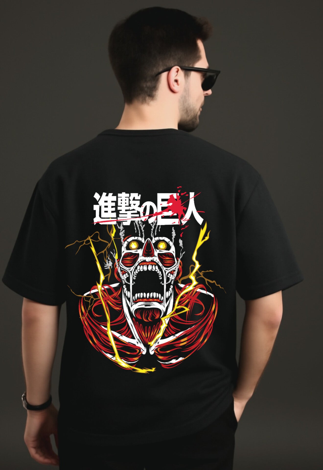 "Titan" Down shoulder Tees
