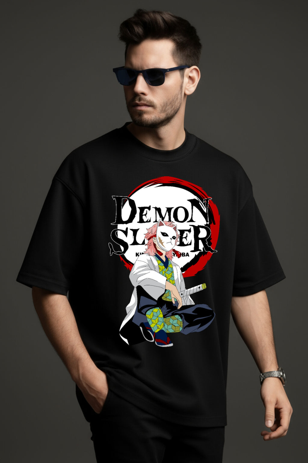 "Demons Slayer" Down shoulder Tees