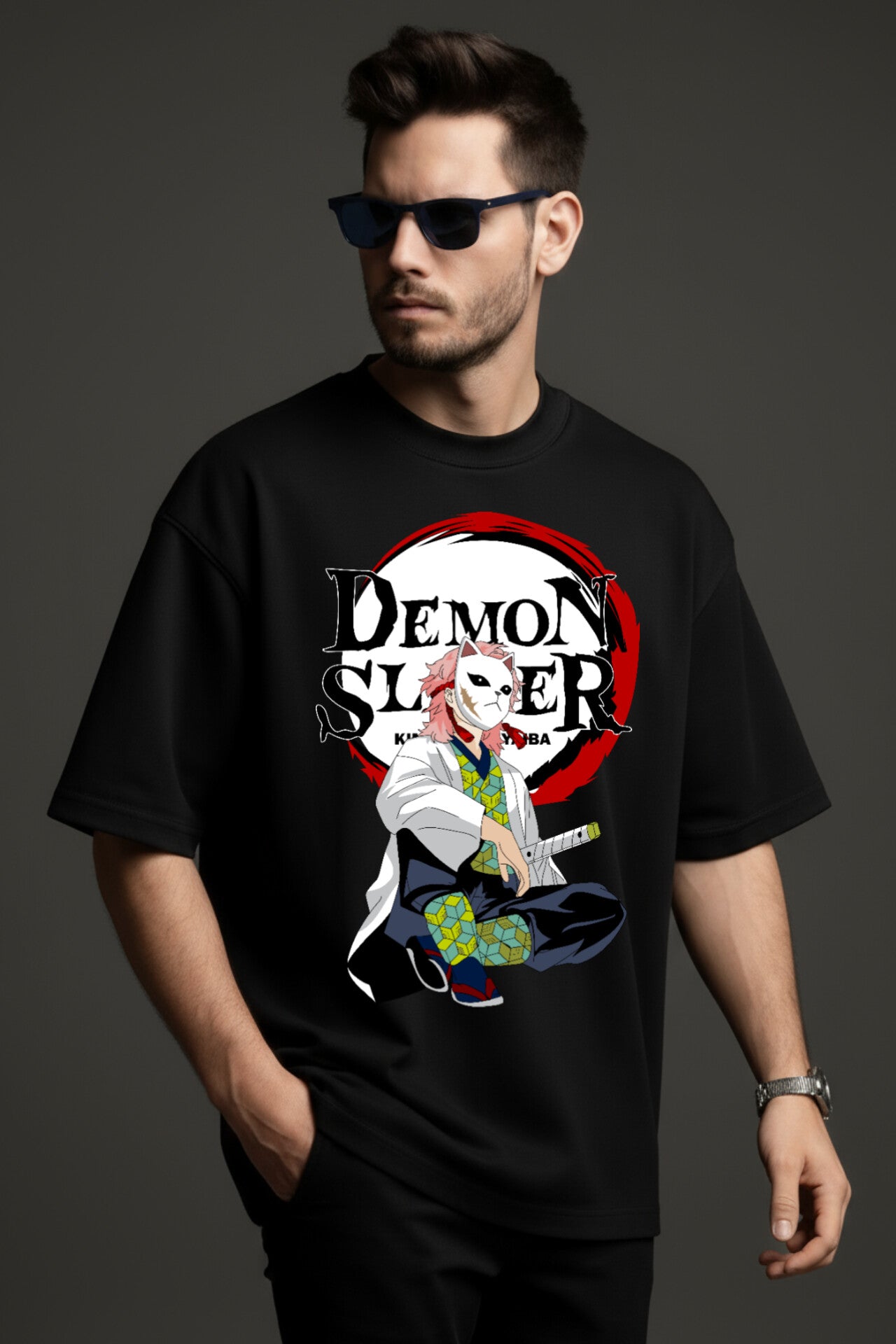 "Demons Slayer" Down shoulder Tees