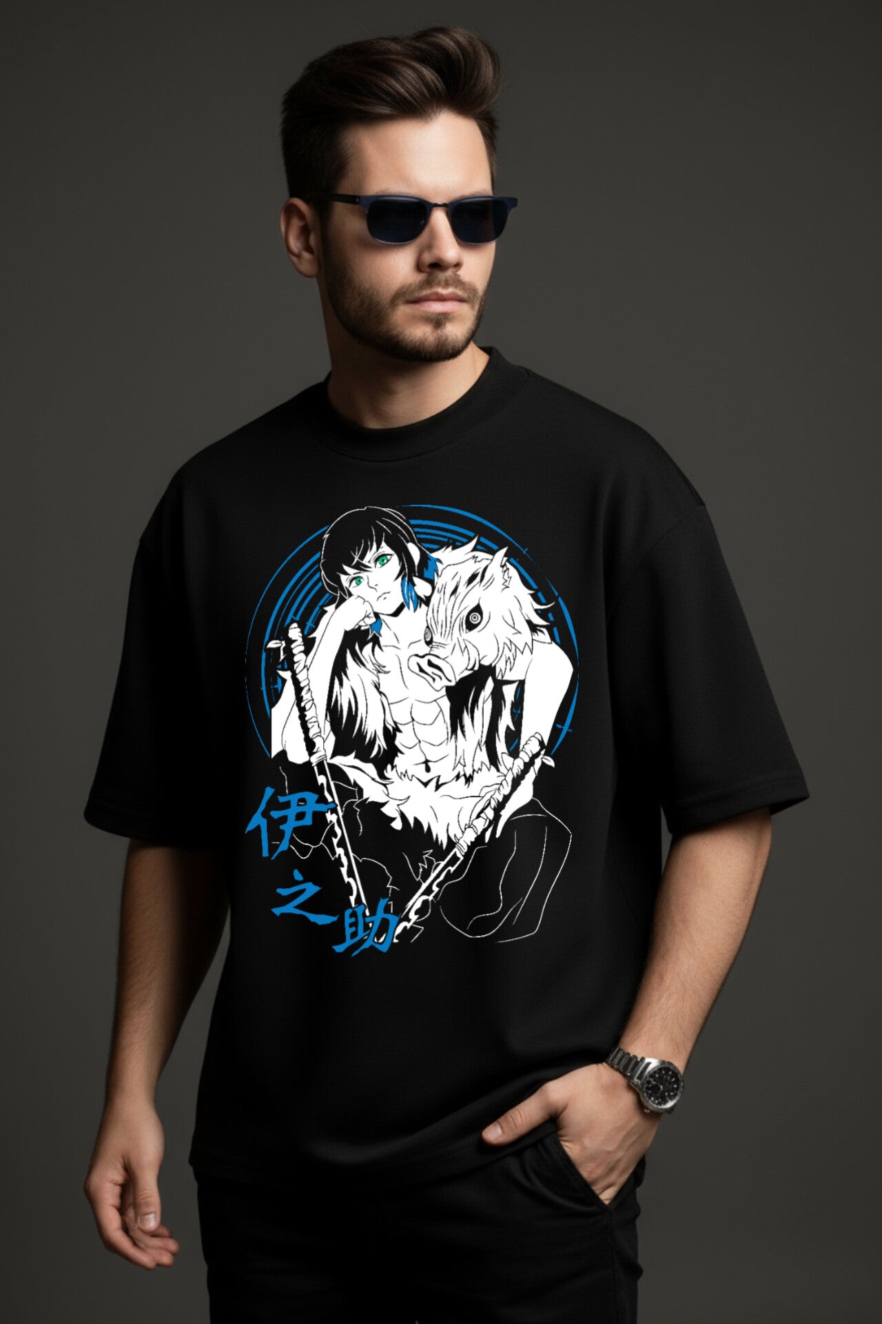 "Demons Slayer" Down shoulder Tees