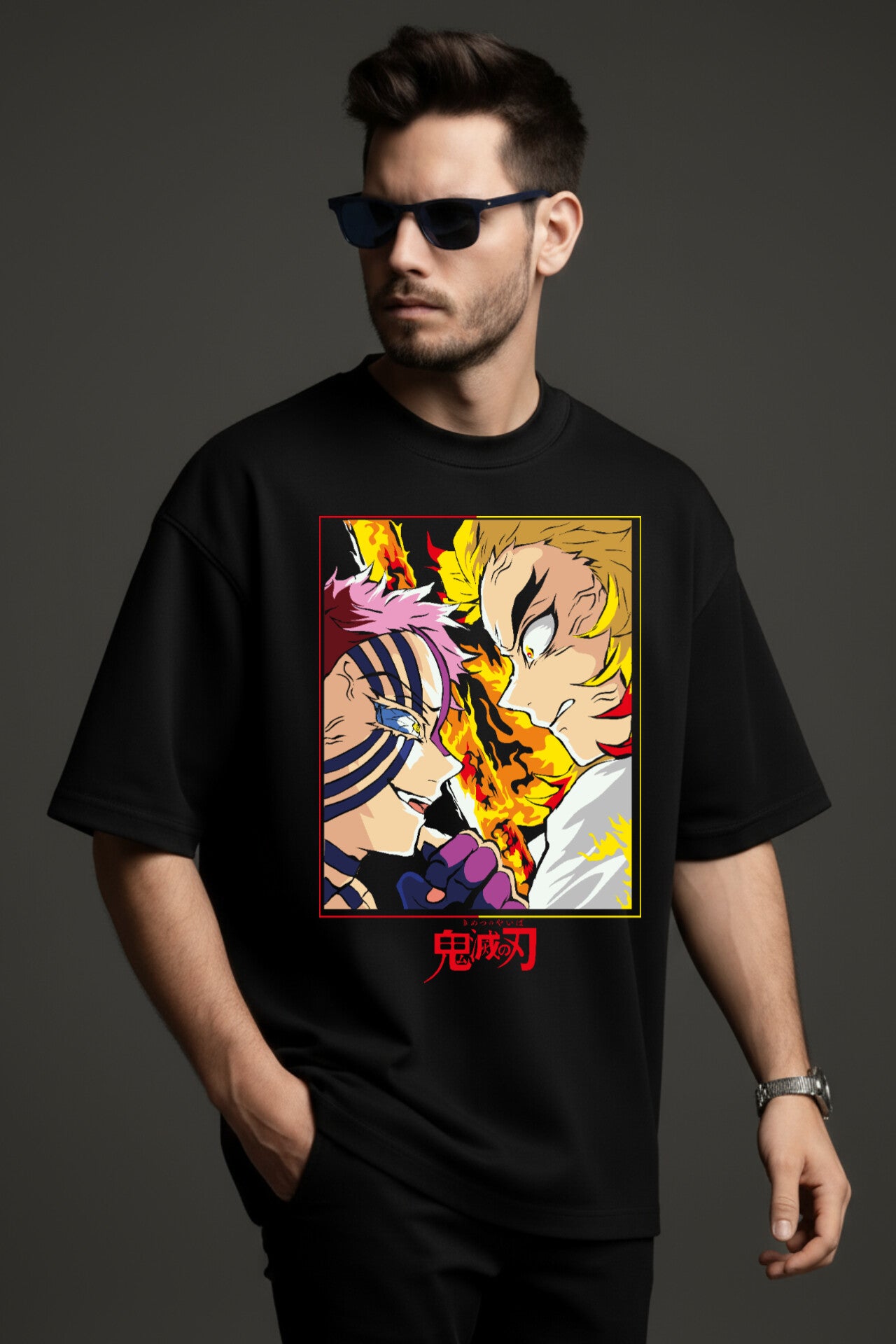 "Demons Slayer" Down shoulder Tees