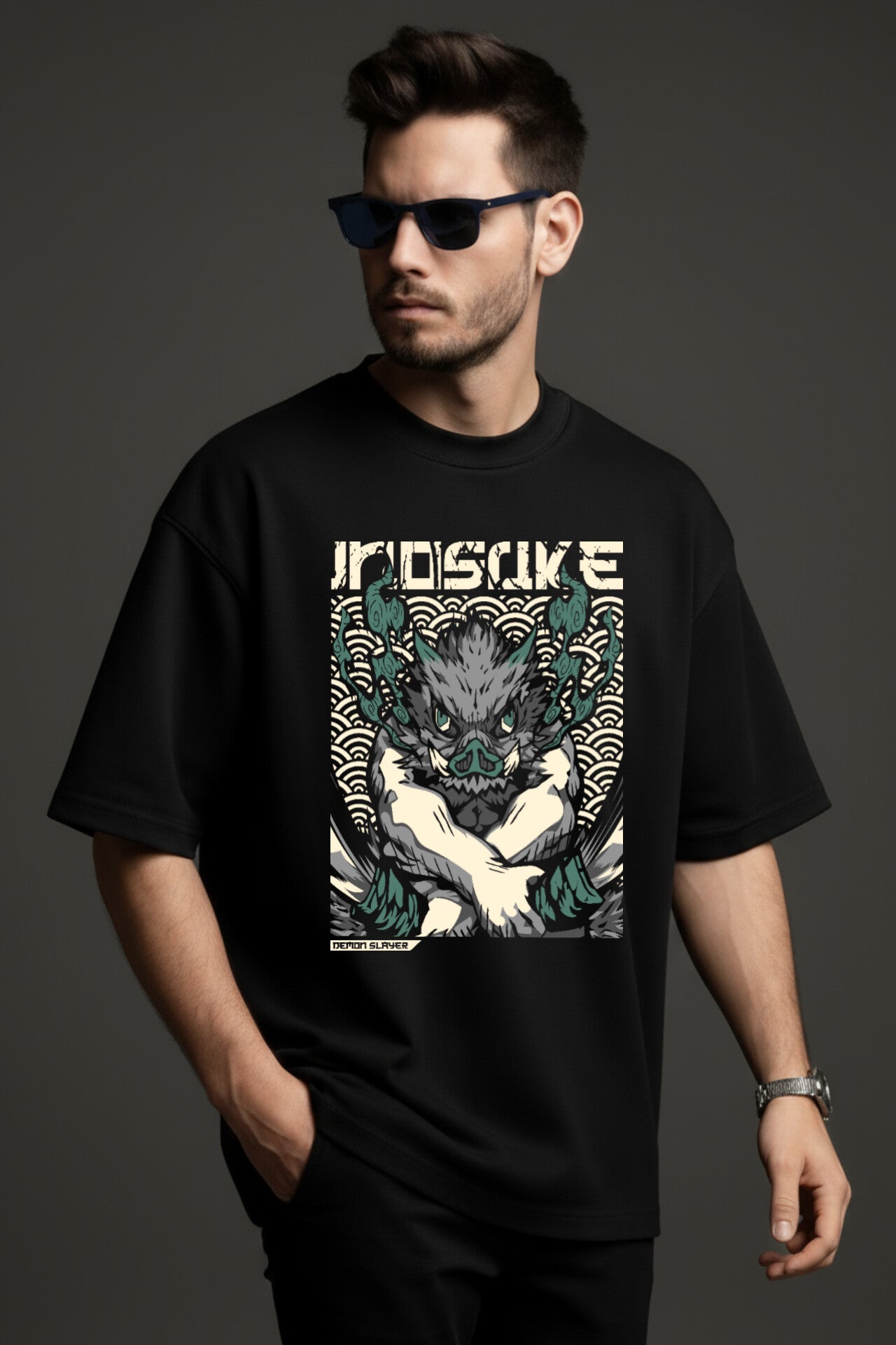 "Demons Slayer" Down shoulder Tees