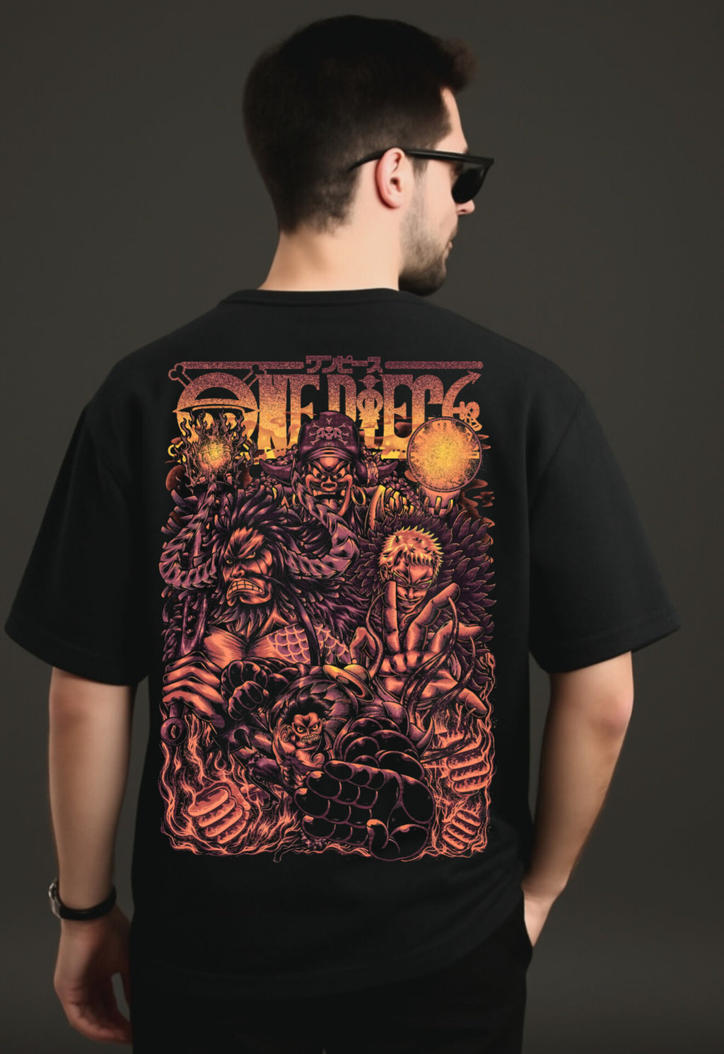 "One piece" Down shoulder Tees