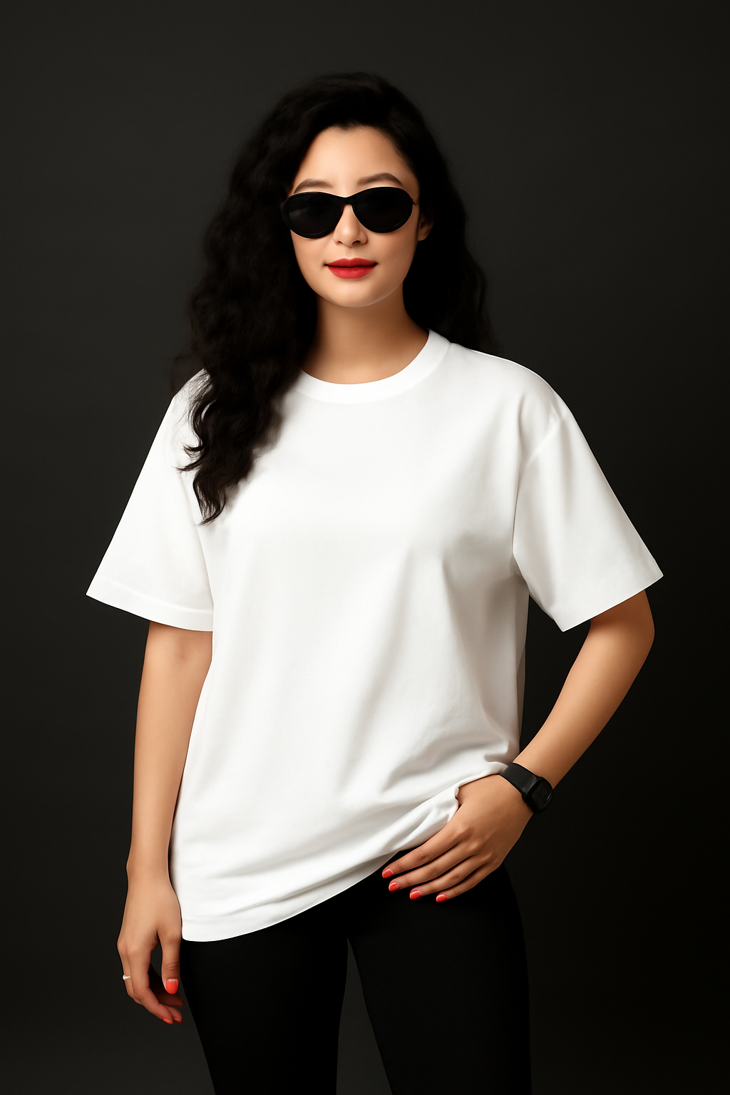 "We break rules but not heart" White Down shoulder Tees